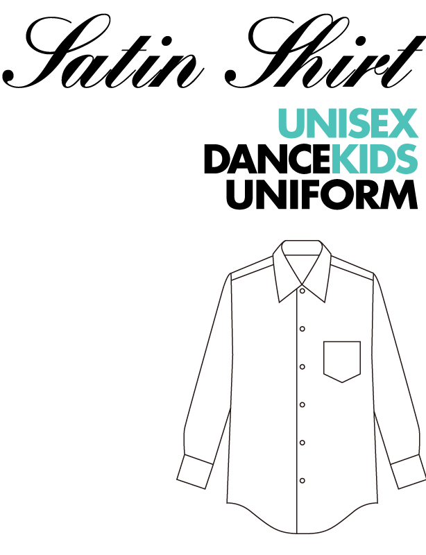 UNISEX DANCEKIDS UNIFORM Satin Shirt